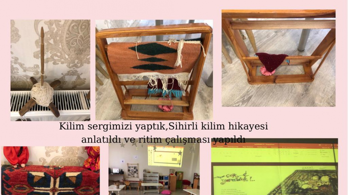 Mehmet Akif Ersoy Üniversitesi Anaokulu ,Bilginler Sınıfı Kültürel Kodlarımla Öğreniyorum eTwinning projesi dokuma sanatı etkinliklerini tamamladı.